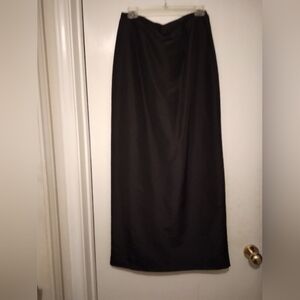 Black maxi skirt